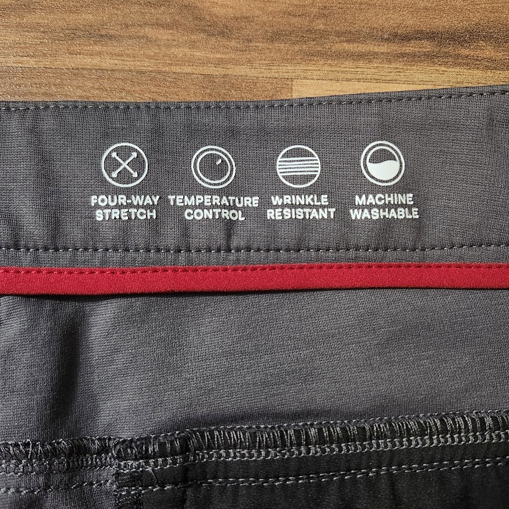Rye 51 Voyager Chino Pants 33x31 Gray Tech Performance Lightweight 5 Pocket Euc - Picture 12 of 16